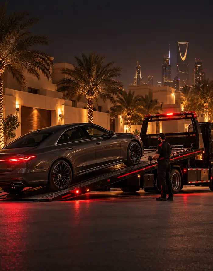 سطحة في الرياض: كيف تطلبها وتجهّز سيارتك للنقل